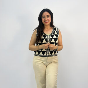 Gilet Sans Manches au Crochet