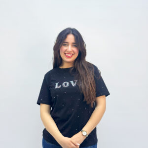 T-Shirt LOVE Strass