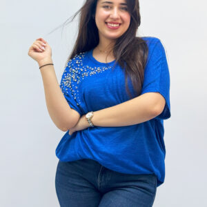 T-shirt Oversize à Perles