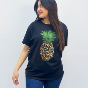 T-Shirt Ananas Léopard