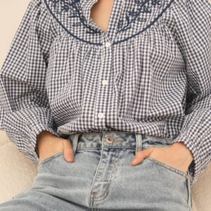 Blouse à Broderies Florales