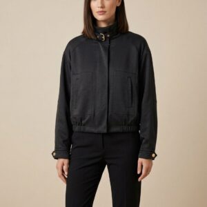 Veste Effet Cuir – Élégance Moderne