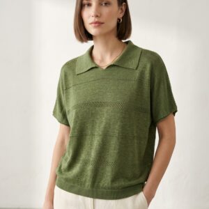 Polo Maille Légère – Élégance Naturelle
