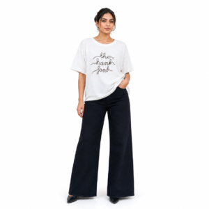 T-Shirt Blanc Brodé