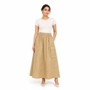 Jupe Cargo Beige