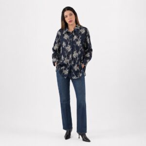 Chemise Brodée Palmiers