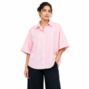 Chemise Oversize Manches Courtes