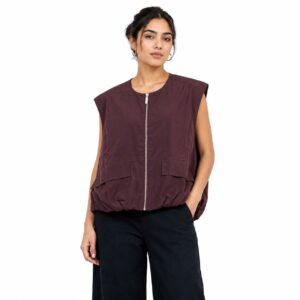 Gilet Zippé Sans Manches
