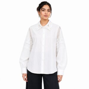 Chemise Blanche Brodée